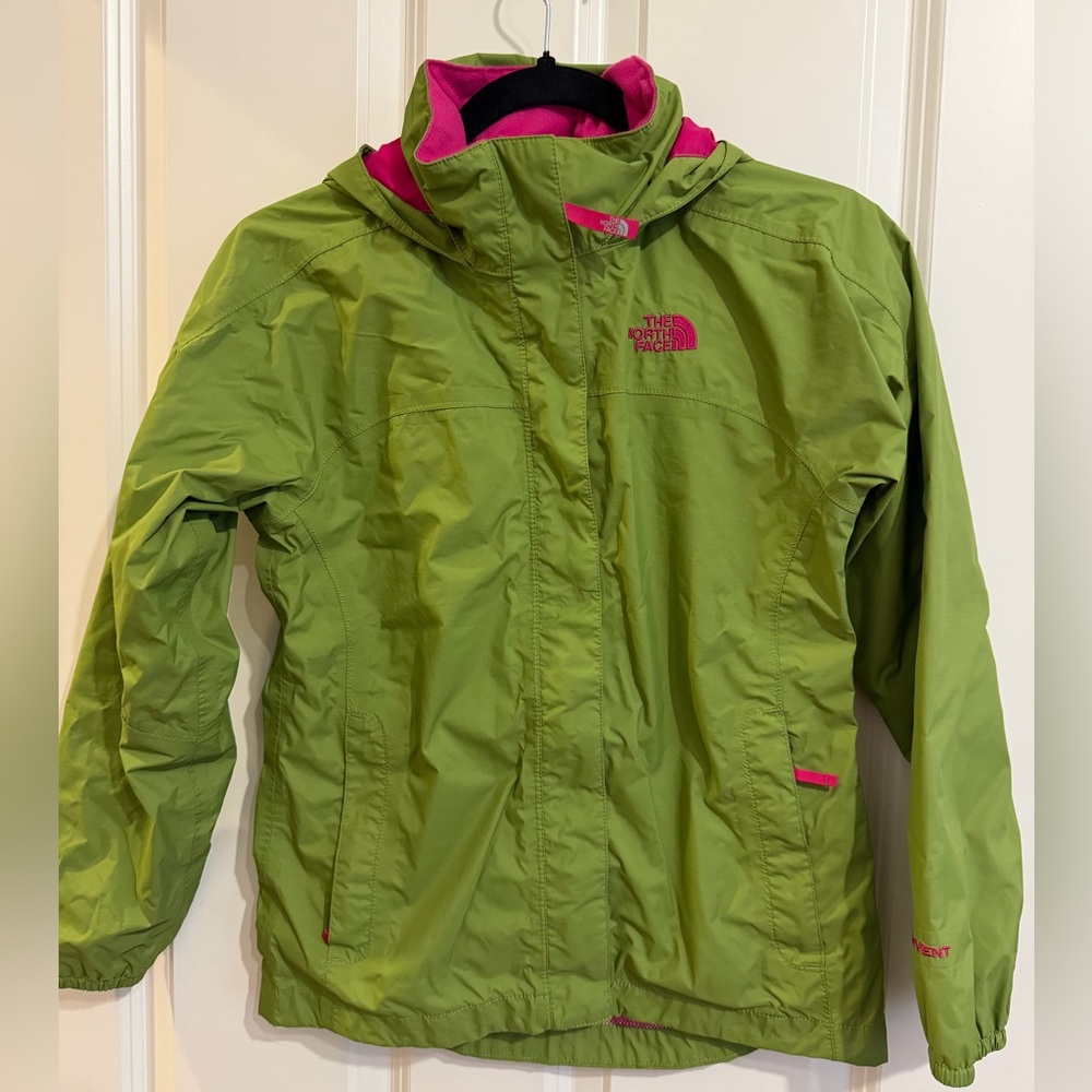 The north face girls rain jacket